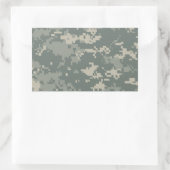 Army ACU Camouflage Rechteckiger Aufkleber (Tasche)