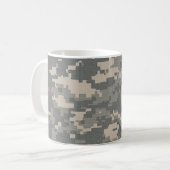 ARMY ACU Digital Camouflage Camouflage Kaffee Cup  Kaffeetasse (Vorderseite Links)