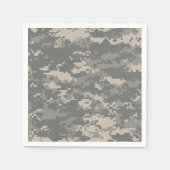 ARMY ACU Digital Camouflage Camouflage Muster Napk Serviette (Vorderseite)
