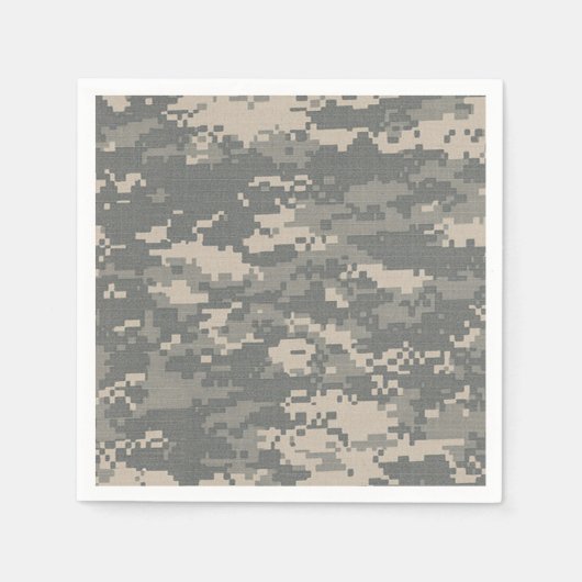 ARMY ACU Digital Camouflage Camouflage Muster Napk Serviette (Vorderseite)