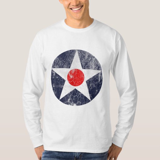 ARMY AIR CORPS ROUNDEL US AIR FORCE INSIGNIA T-Shirt (Vorderseite)