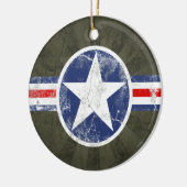 Army Air Corps Vintag Keramikornament (Links)