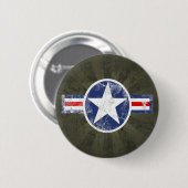 Army Air Corps Vintage Button (Vorne & Hinten)