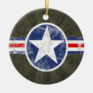Army Air Corps Vintage Keramikornament