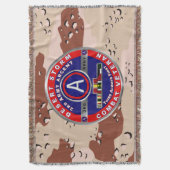 Army ARCENT Desert Storm Veteran Decke (Vorderseite Vertikal)