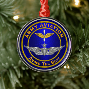 ARMY AVIATION ORNAMENT AUS METALL