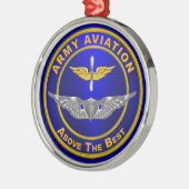 ARMY AVIATION ORNAMENT AUS METALL (Links)