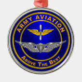 ARMY AVIATION ORNAMENT AUS METALL (Vorne)