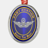 ARMY AVIATION ORNAMENT AUS METALL (Links)