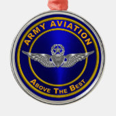 ARMY AVIATION ORNAMENT AUS METALL (Vorne)