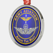 ARMY AVIATION ORNAMENT AUS METALL (Links)