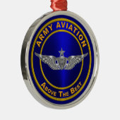 ARMY AVIATION ORNAMENT AUS METALL (Rechts)