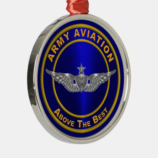 ARMY AVIATION ORNAMENT AUS METALL (Rechts)