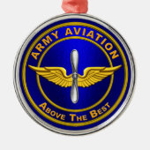 ARMY AVIATION ORNAMENT AUS METALL (Vorne)