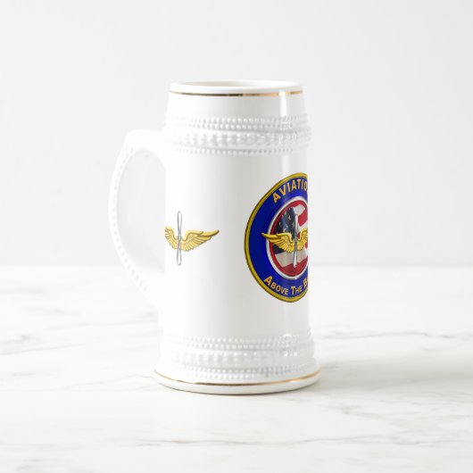 Army Aviation Veteran Bierglas (Vorderseite Links)