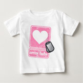 Army Baby (Mädchen) Baby T-shirt (Vorderseite)