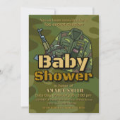 Army Baby Shower Einladung (Vorderseite)