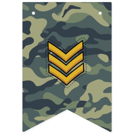 Army Basting Fahne, Junge Geburtstag Wimpelkette (Zweite Fahne)