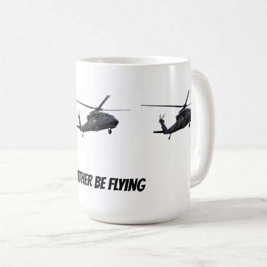 ARMY BLACK HAWK KAFFEETASSE (VorderseiteRechts)
