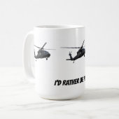 ARMY BLACK HAWK KAFFEETASSE (Vorderseite Links)