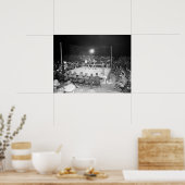 Army Boxing Match, 1920er Poster (Küche)