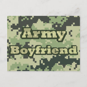 Army Boyfriend Postkarte