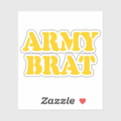 ARMY BRAT AUFKLEBER (Blatt)