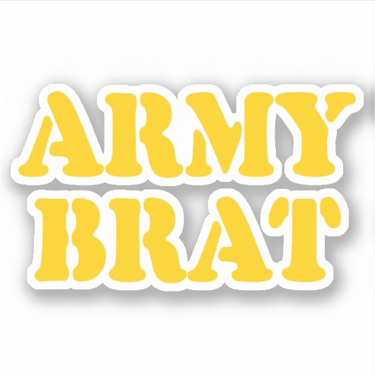 ARMY BRAT AUFKLEBER (Vorderseite)