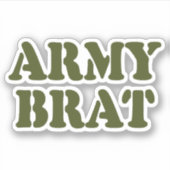 ARMY BRAT AUFKLEBER (Vorderseite)