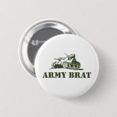 Army Brat Button (Vorne & Hinten)