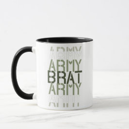 Army Brat Coffee Tasse