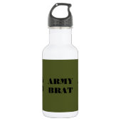 Army Brat Edelstahlflasche (Vorderseite)