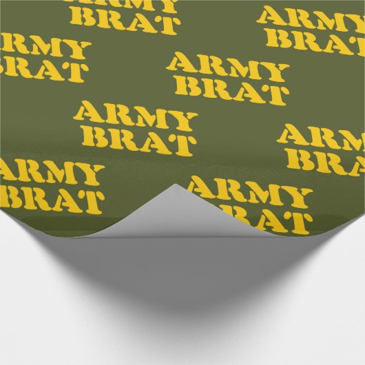 ARMY BRAT GESCHENKPAPIER (Ecke)