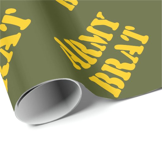 ARMY BRAT GESCHENKPAPIER (Rolleneckpunkt)