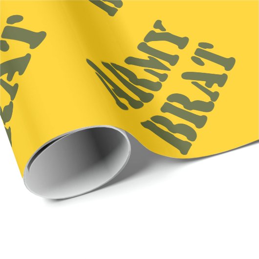ARMY BRAT GESCHENKPAPIER (Rolleneckpunkt)