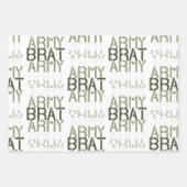 Army Brat Geschenkpapier Set (Vorderseite 3)