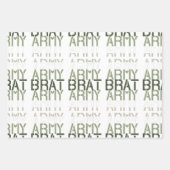 Army Brat Geschenkpapier Set (Vorderseite 2)