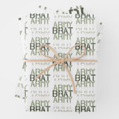 Army Brat Geschenkpapier Set (Beispiel)