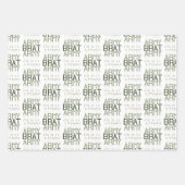 Army Brat Geschenkpapier Set (Vorderseite)