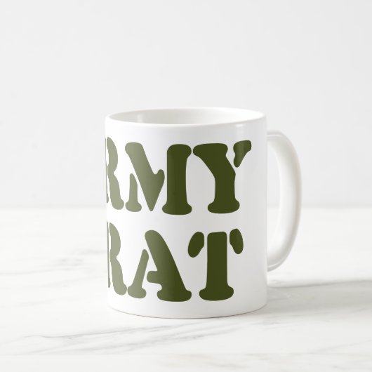 ARMY BRAT KAFFEETASSE (VorderseiteRechts)