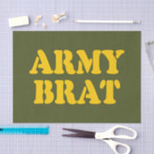 ARMY BRAT SEIDENPAPIER (Handwerk)