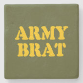ARMY BRAT STEINUNTERSETZER (Vorderseite)