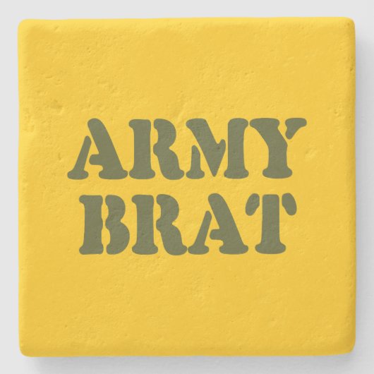 ARMY BRAT STEINUNTERSETZER (Vorderseite)