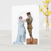 Army Bride Karte (Gelbe Blume)