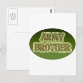 Army Brother Postkarte (Vorne/Hinten)
