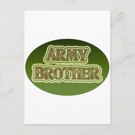 Army Brother Postkarte (Vorderseite)