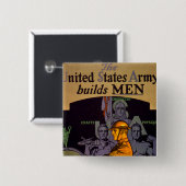 Army Builds MEN Button (Vorne & Hinten)