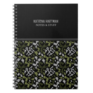Army Camoflag Notebook Notizblock