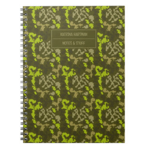 Army Camoflag Notebook Notizblock