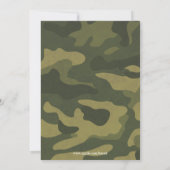 Army Camoflauge Einladung (Rückseite)